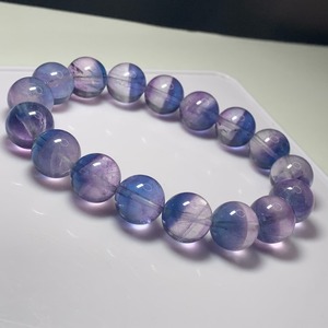 09.幻想的な色合いバイカラーグラデーションフローライトブレスレット