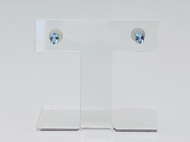 K18WG アクアマリンピアス ○ | 株式会社Jewelry伊藤