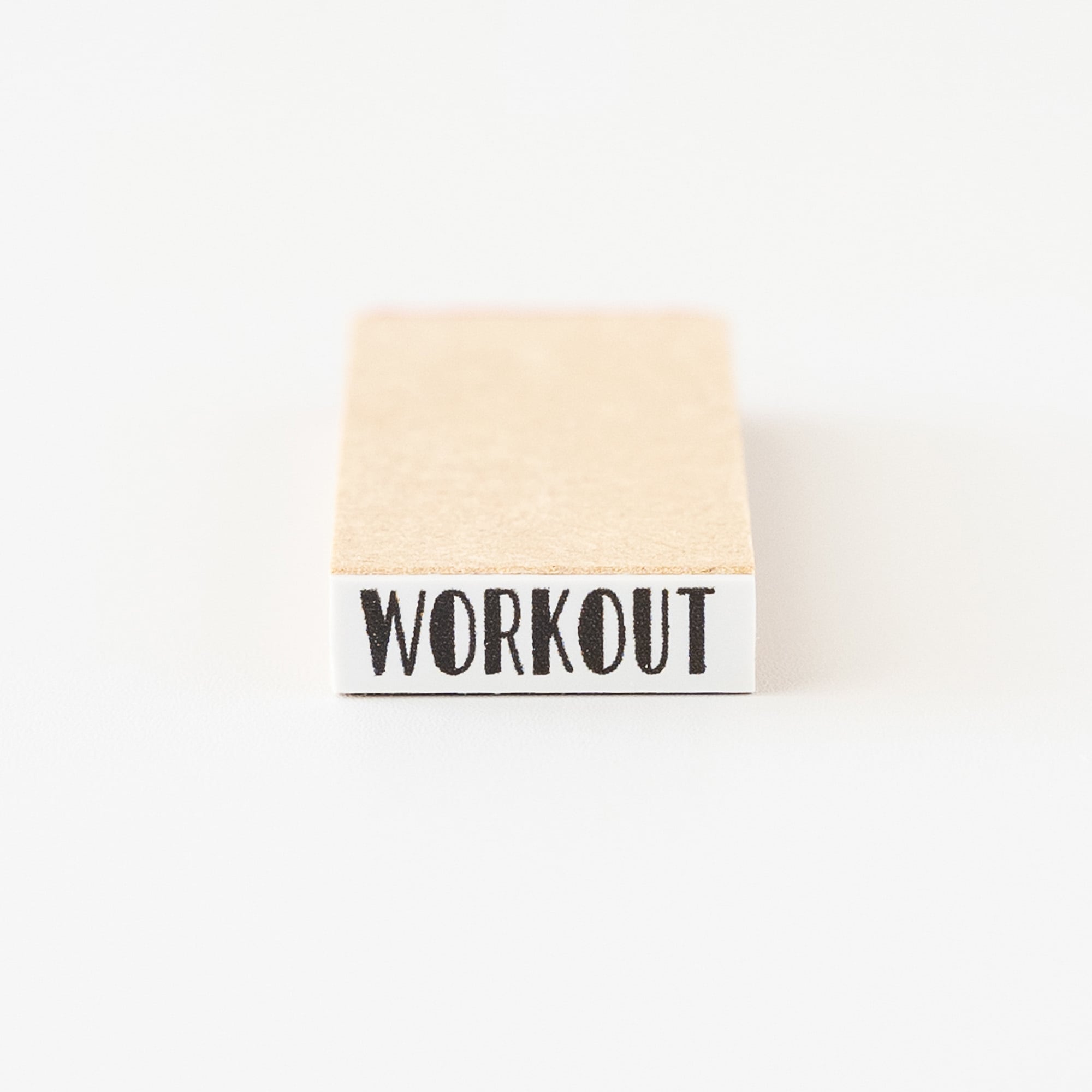 【小さな文字】WORKOUT_運動 | はんこ