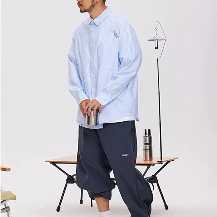 ★RETRO CASUAL STRIPED SHIRT　　　A0702