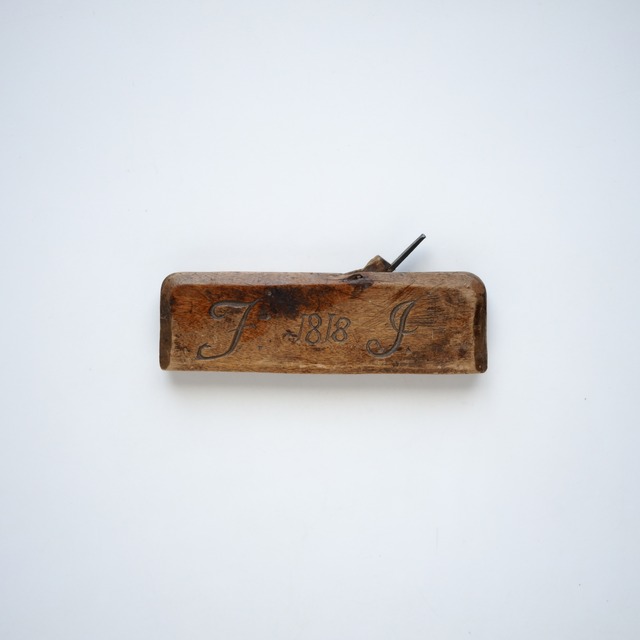 Wooden Woodworking Tool  / Dated 1818