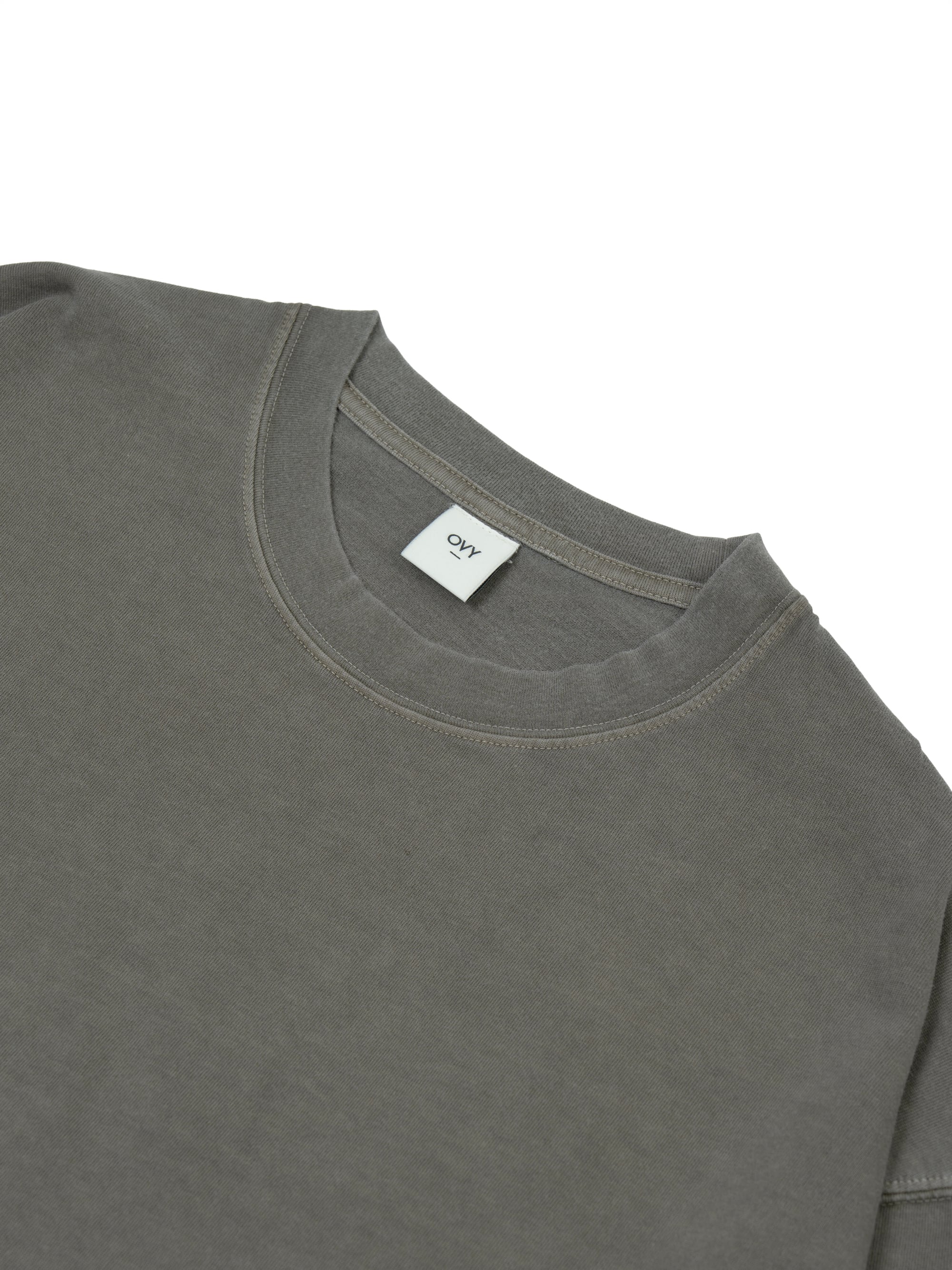 OVY ピグメント染め クルーネック Tシャツ OVY ピグメント染め クルーネック Tシャツ Organic Cotton Pigment