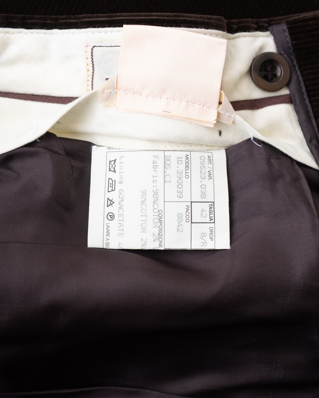 〈Hermès〉Corduroy pants