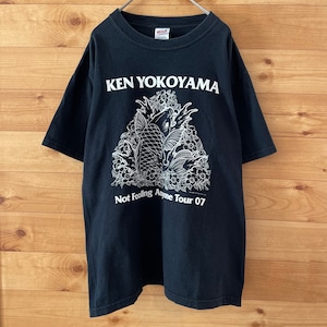 【anvil】バンドTシャツ KEN YOKOYAMA 2007 ツアーTシャツ ロックt 横山健 バックプリント US古着