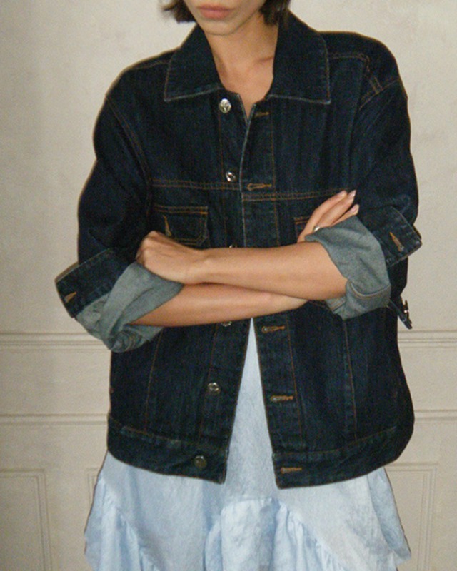 ウォッシュドデニムジャケット　A25002