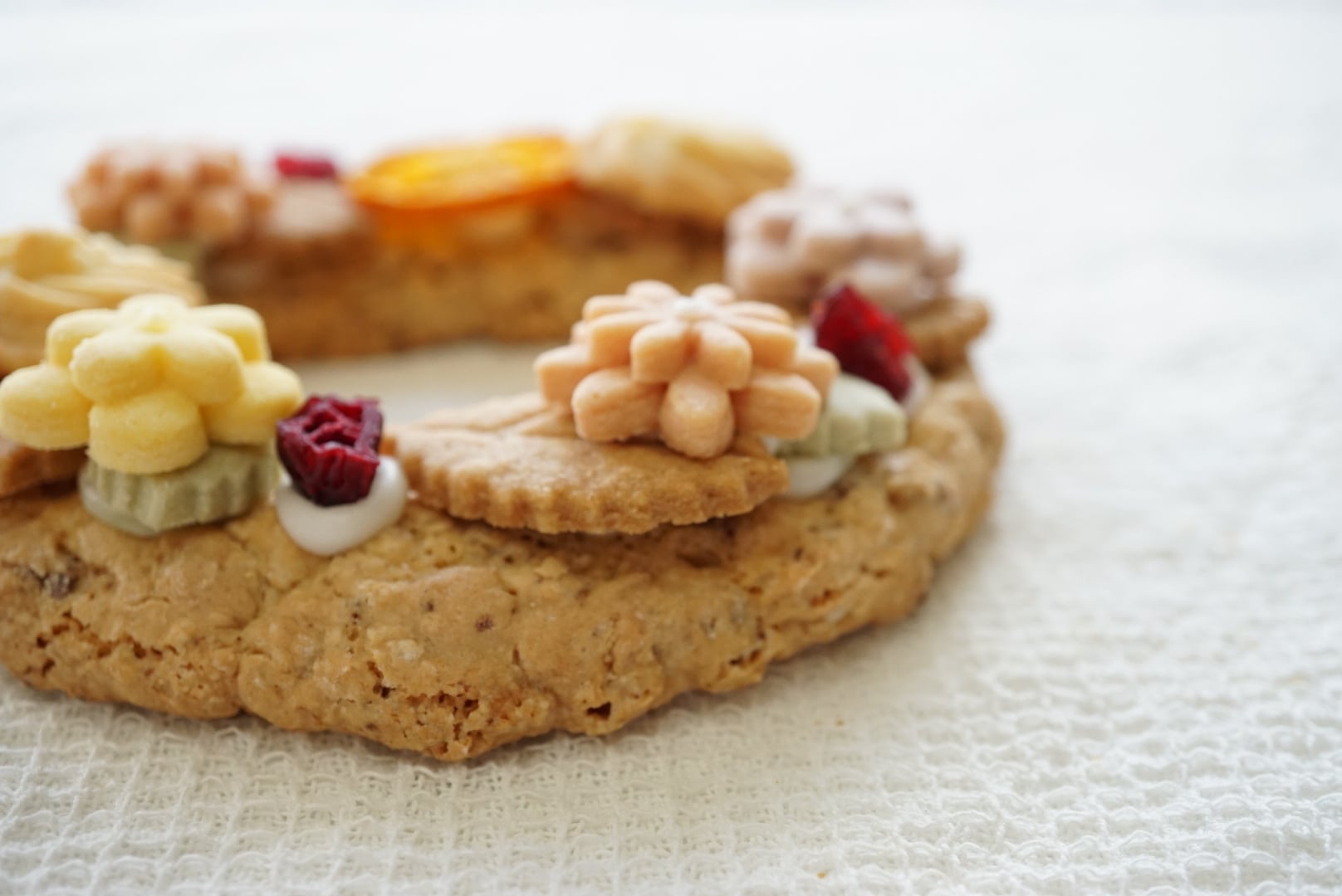 お花のクッキーリース（サイズS） | べべナチュール