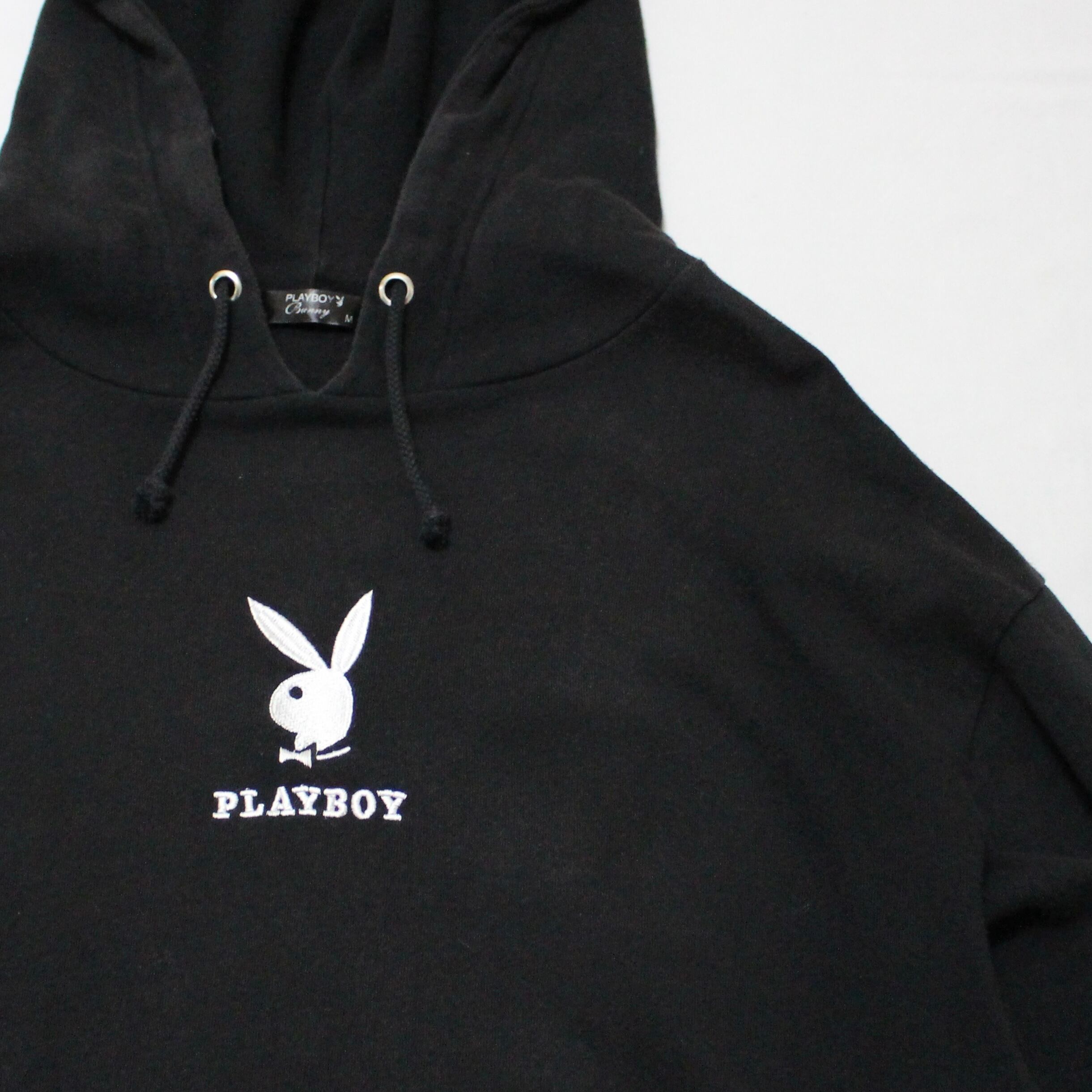 90s' PLAYBOY プレイボーイ 刺繍 ロゴ スウェットパーカー | BANCA