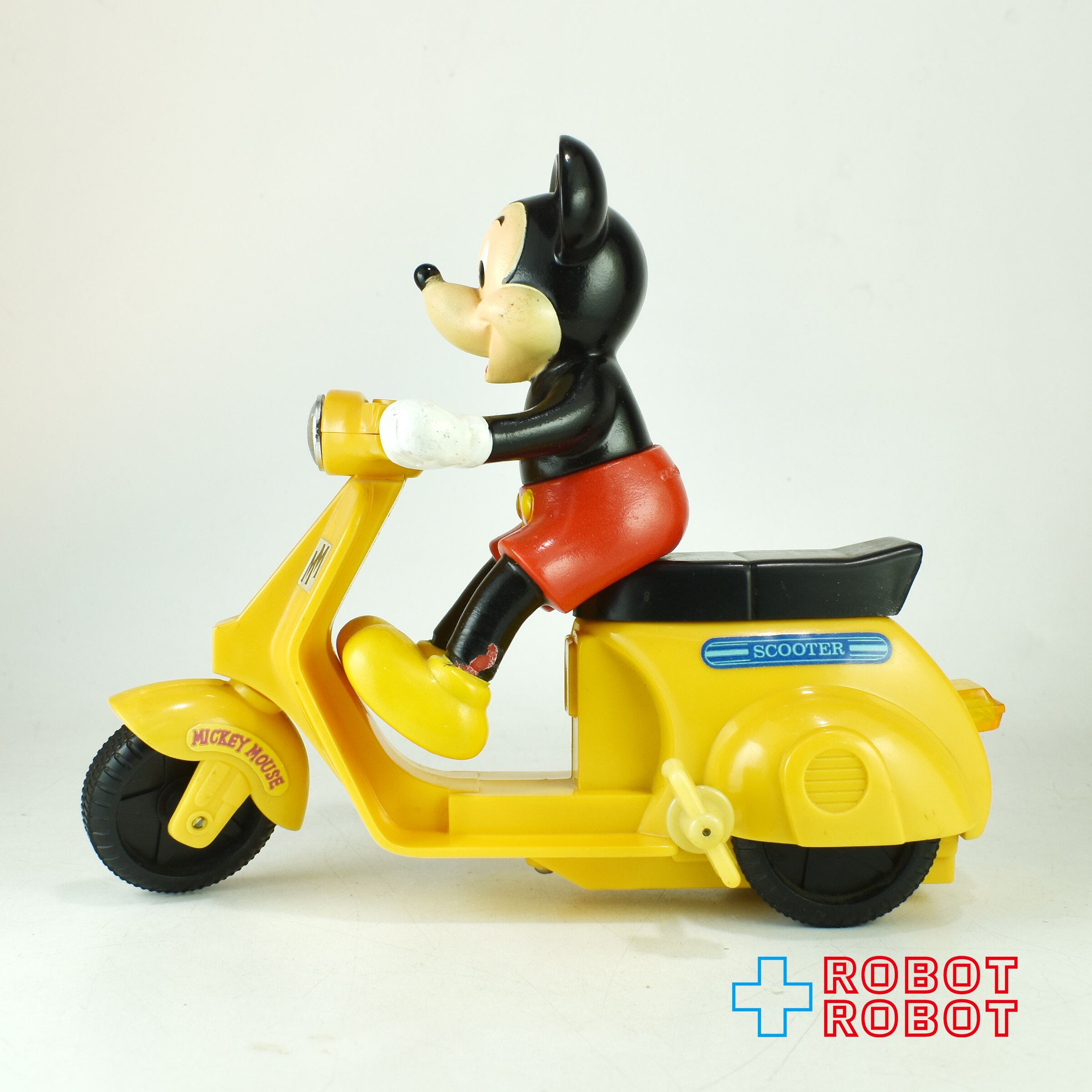 ミッキーマウス　ぜんまい　ミニカー　TOMY 日本製 増田屋 ディズニー ミッキーマウス スクーター ゼンマイ | ROBOTROBOT