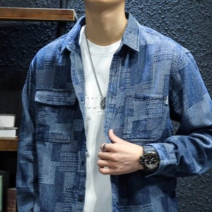 ハンサムでスタイリッシュなデニムシャツ　SH001