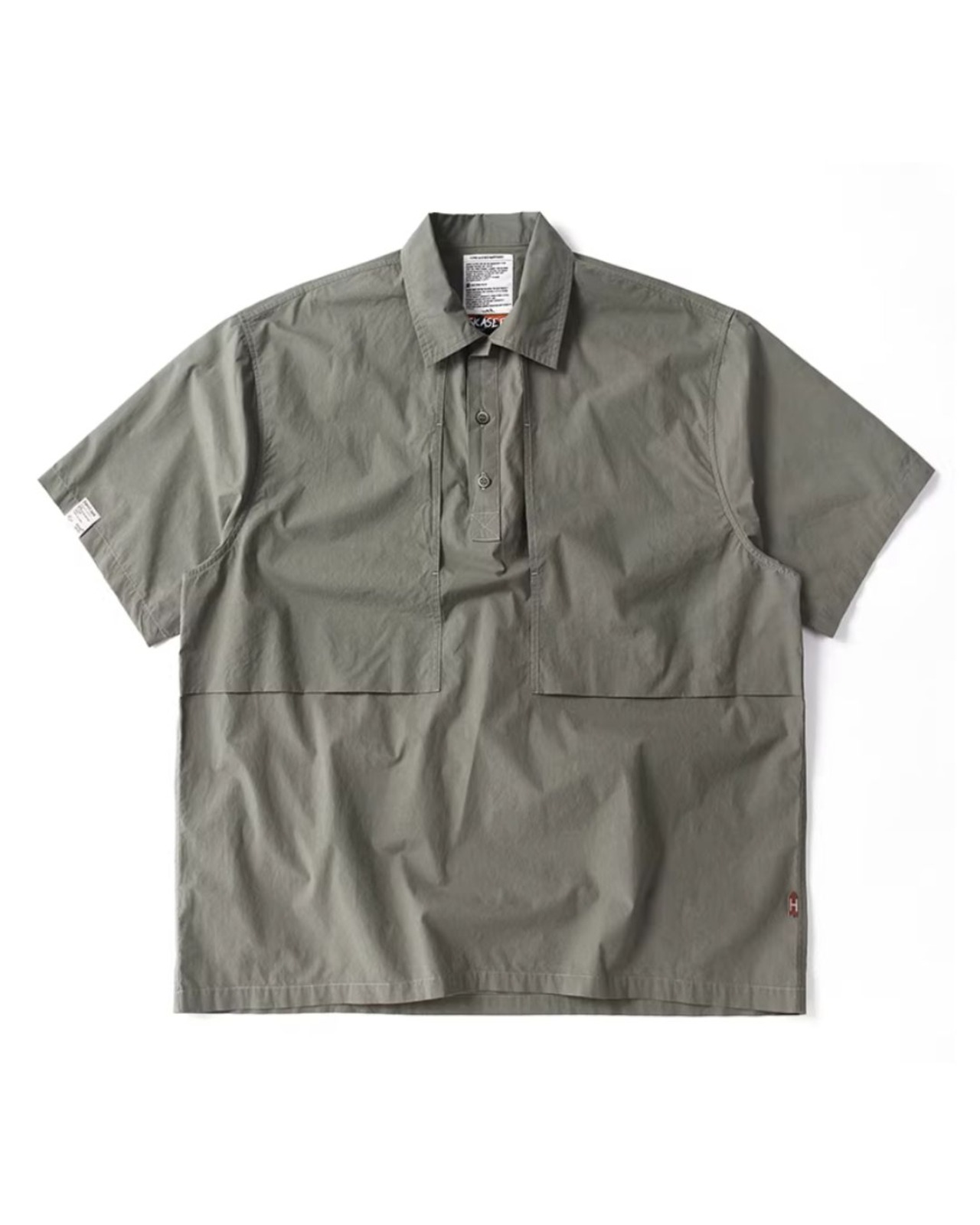 ハーフボタン半袖シャツ　S0401