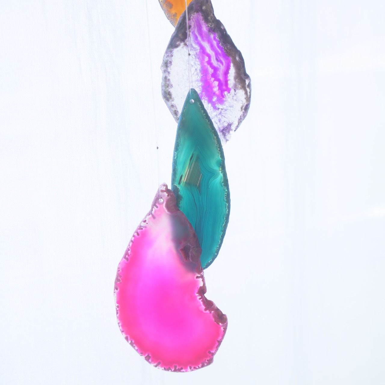 Mermaid Beach 20 - アゲートヒーリングチャイム / Agate Sun Catcher Wind Chime 895