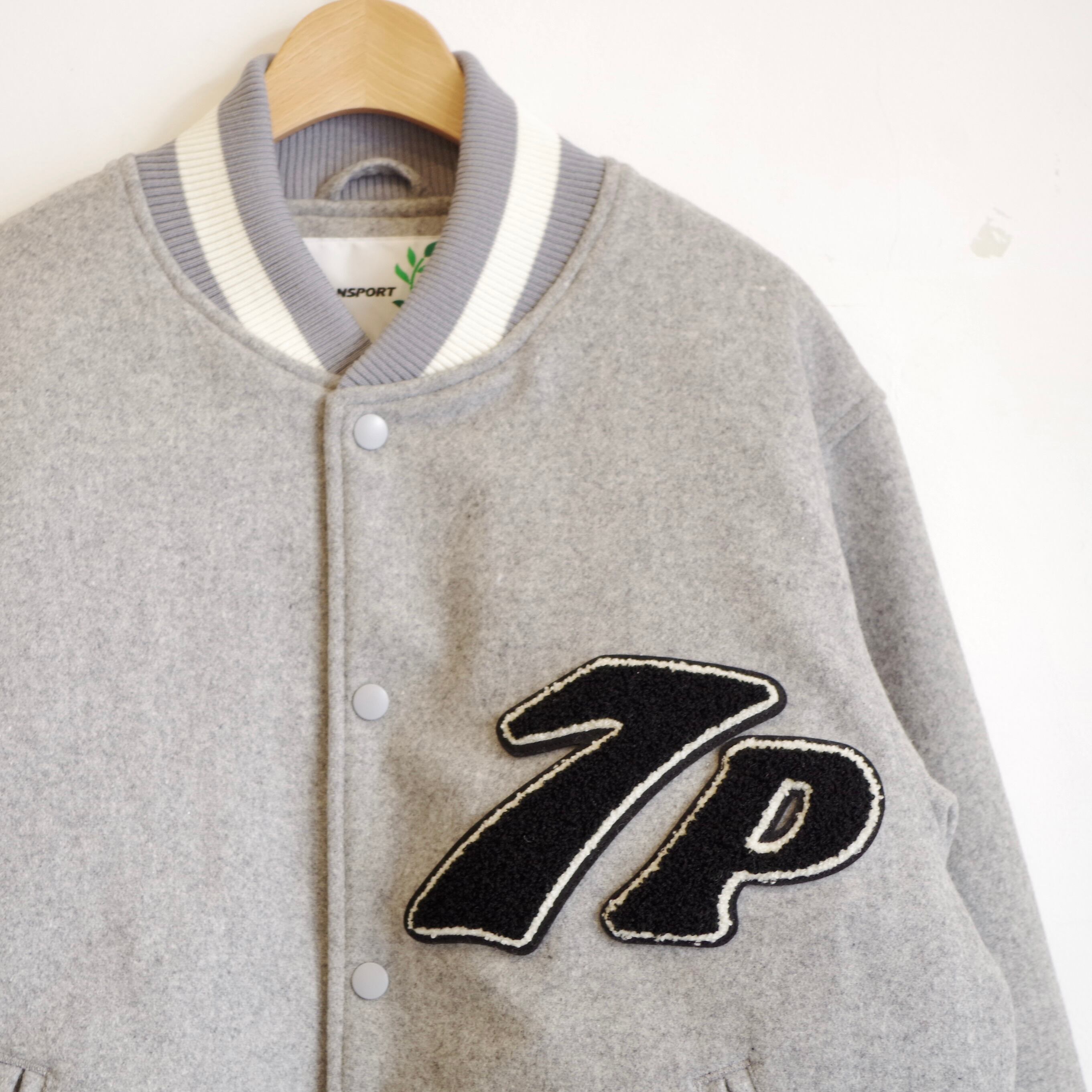 美品　Theory Varsity JKT P グレー 美品 Theory Varsity JKT P グレー 【公式通販】