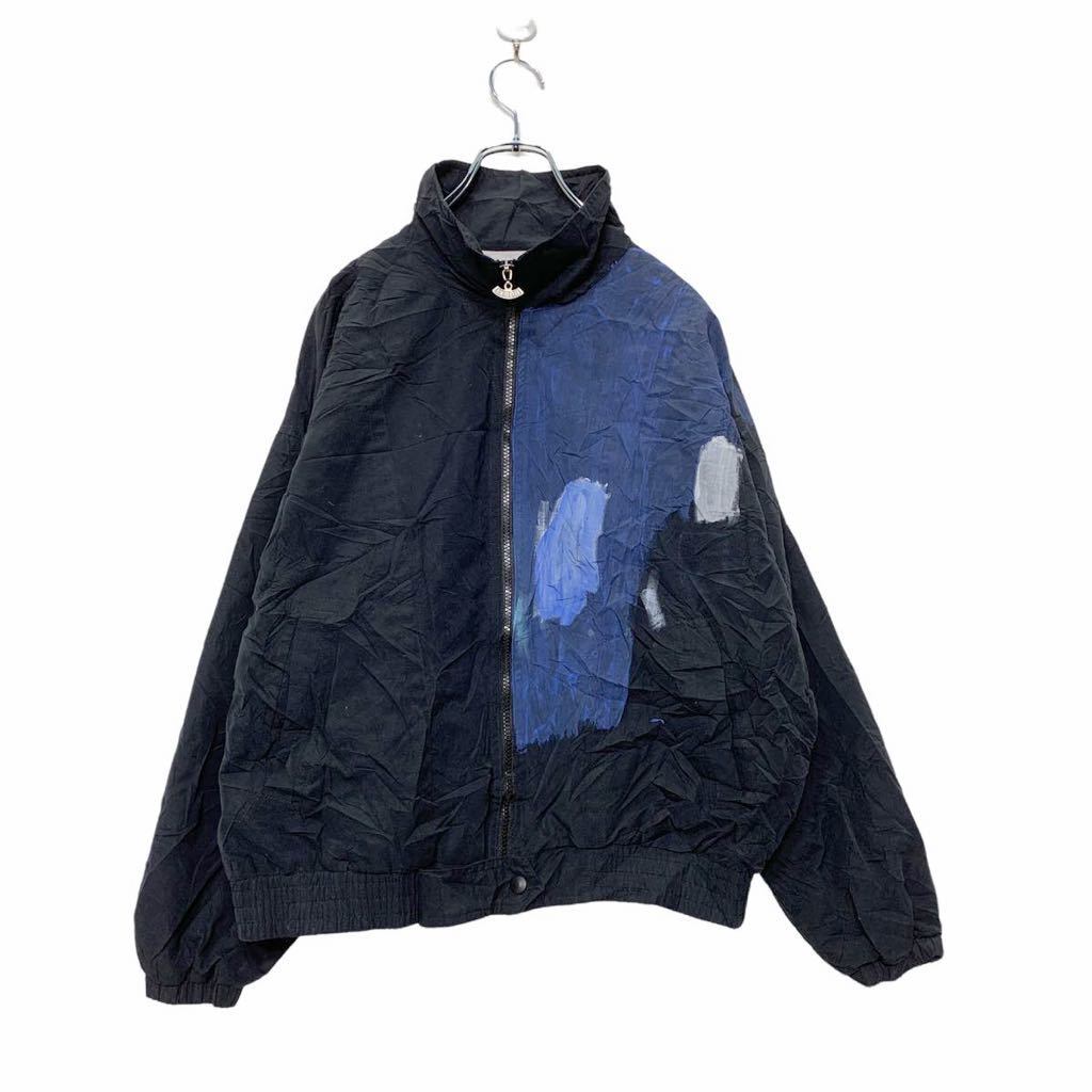 IXSPA ナイロンジャケット Mサイズ 黒 ブラック ブルゾン 古着卸