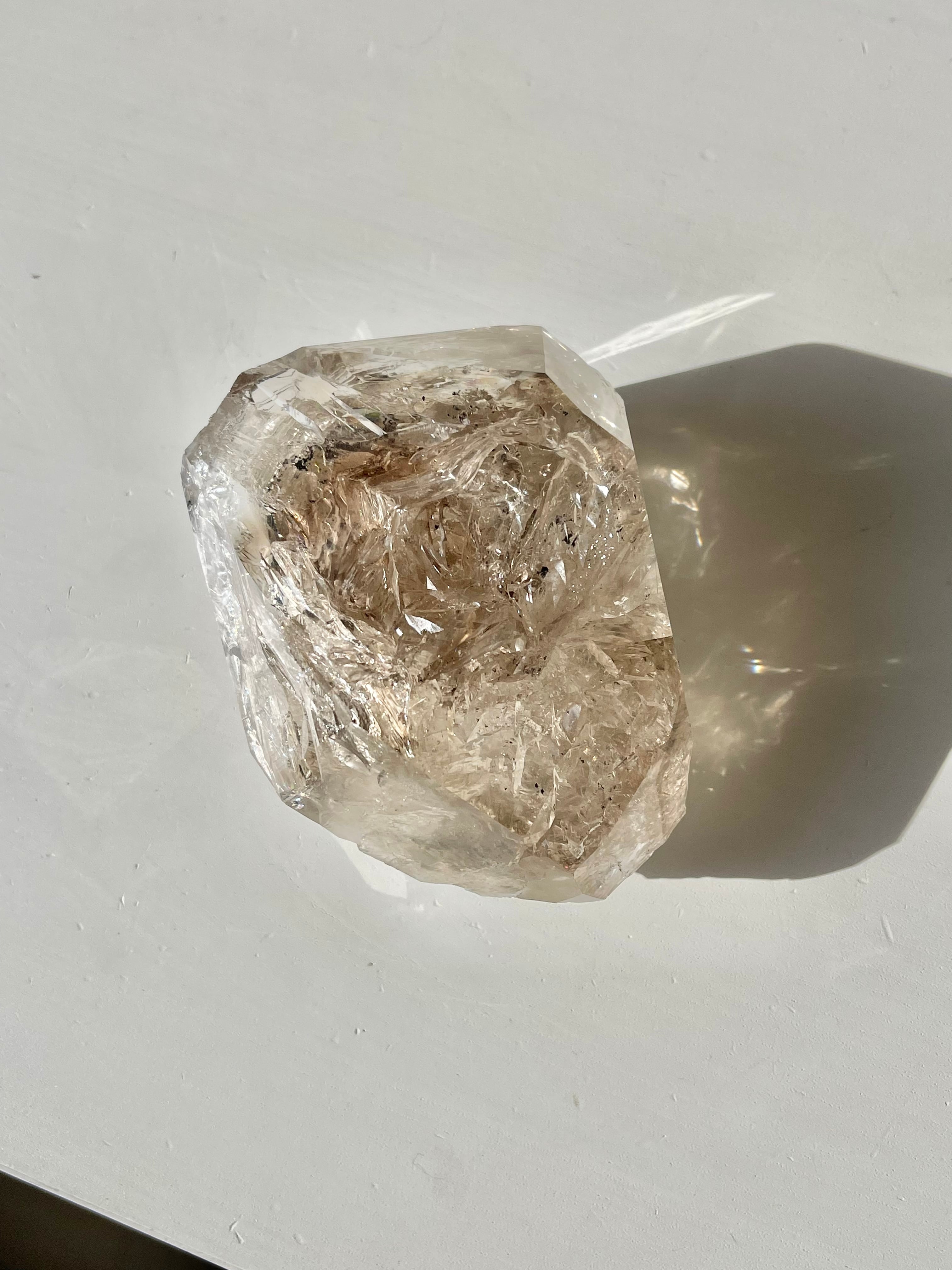 巨大ニューヨーク ハーキマーダイヤモンドエレスチャル　/ Gigantic amazing Herkimer Diamond Elestial