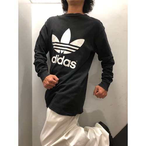 90's adidas ロングスリーブ Tシャツ