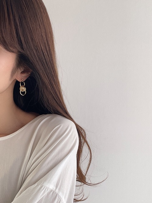 (即納) Fil. / Combination earrings | 2color