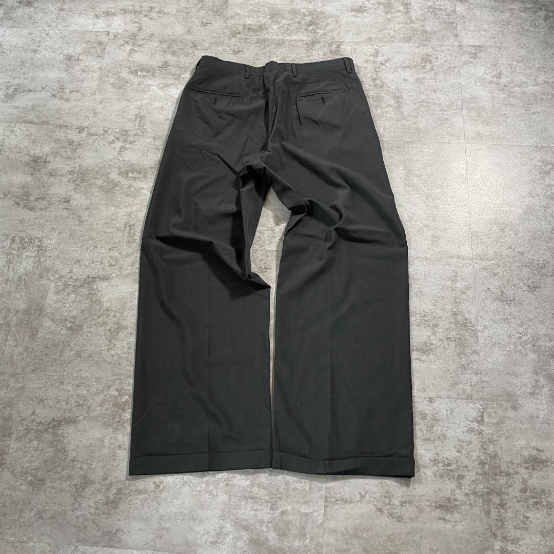 90s EMPORIO ARMANI イタリア製 black slacks | ib2