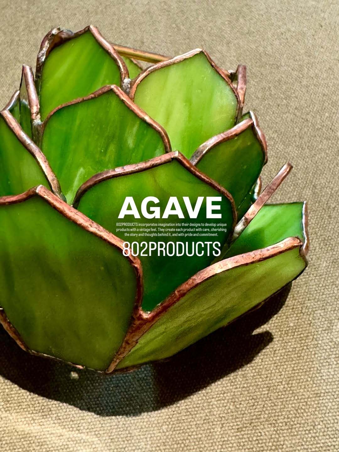 ステンドグラスシェードAgave JADEアガベジェイド 802PRODUCTS ステンドグラスシェード Agave JADE／アガベ・ジェイド 802PRODUCTS