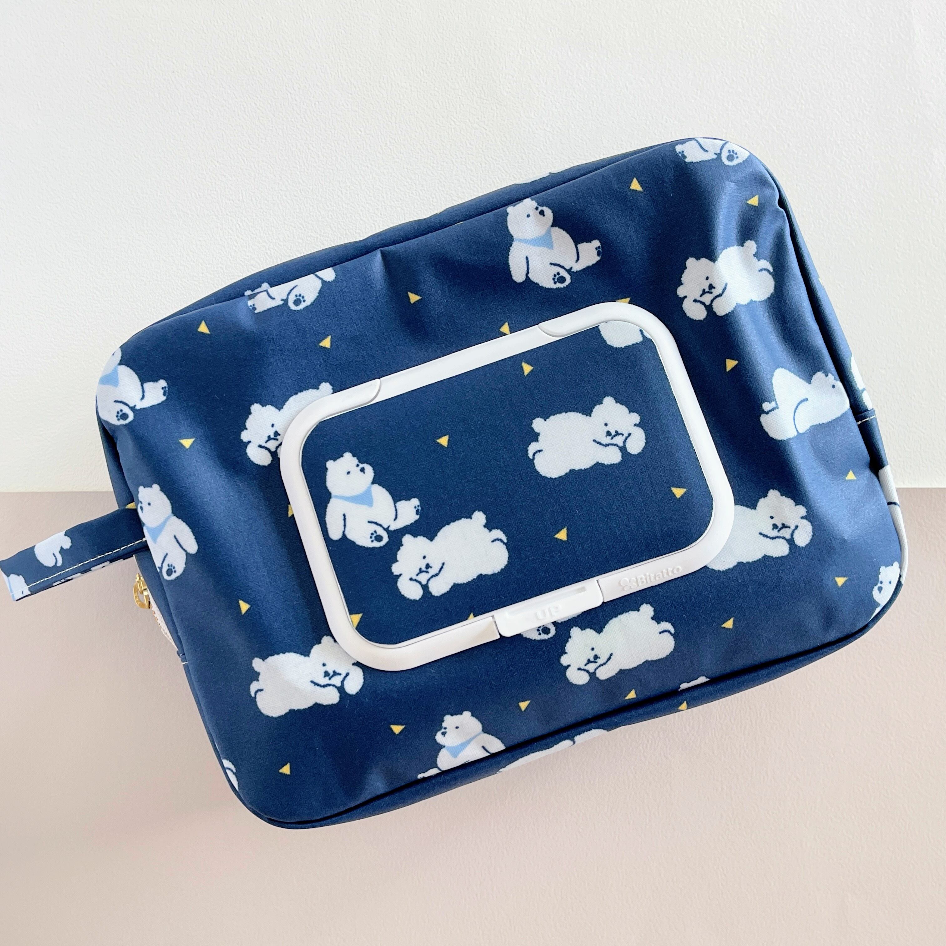 新品！ familiar ファミリア おくるみ おむつポーチ ピタット セット