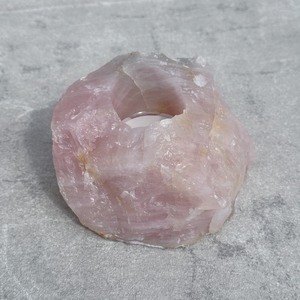 ローズクォーツキャンドルホルダー51◇Rose Quartz candle holder◇天然石・鉱物・パワーストーン