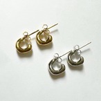 ステンレスアンジュレーションピアス