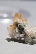ゴールデンヒーラー × レムリアンクォーツ「朝日の結晶」Golden Healer × Lemurian Quartz ◇ 天然石・鉱物・パワーストーン・原石 | st00325