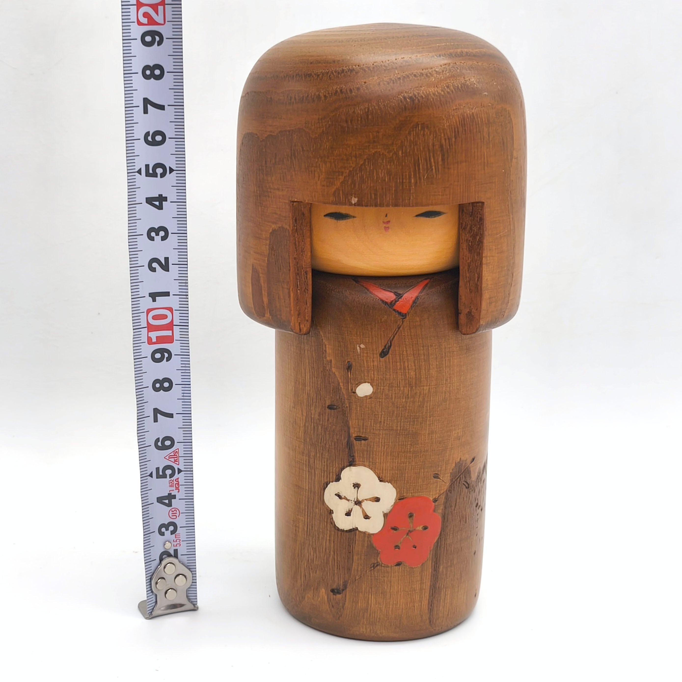 岡本卯三郎・卯三郎こけし・創作こけし・小物入れ・伝統工芸・No