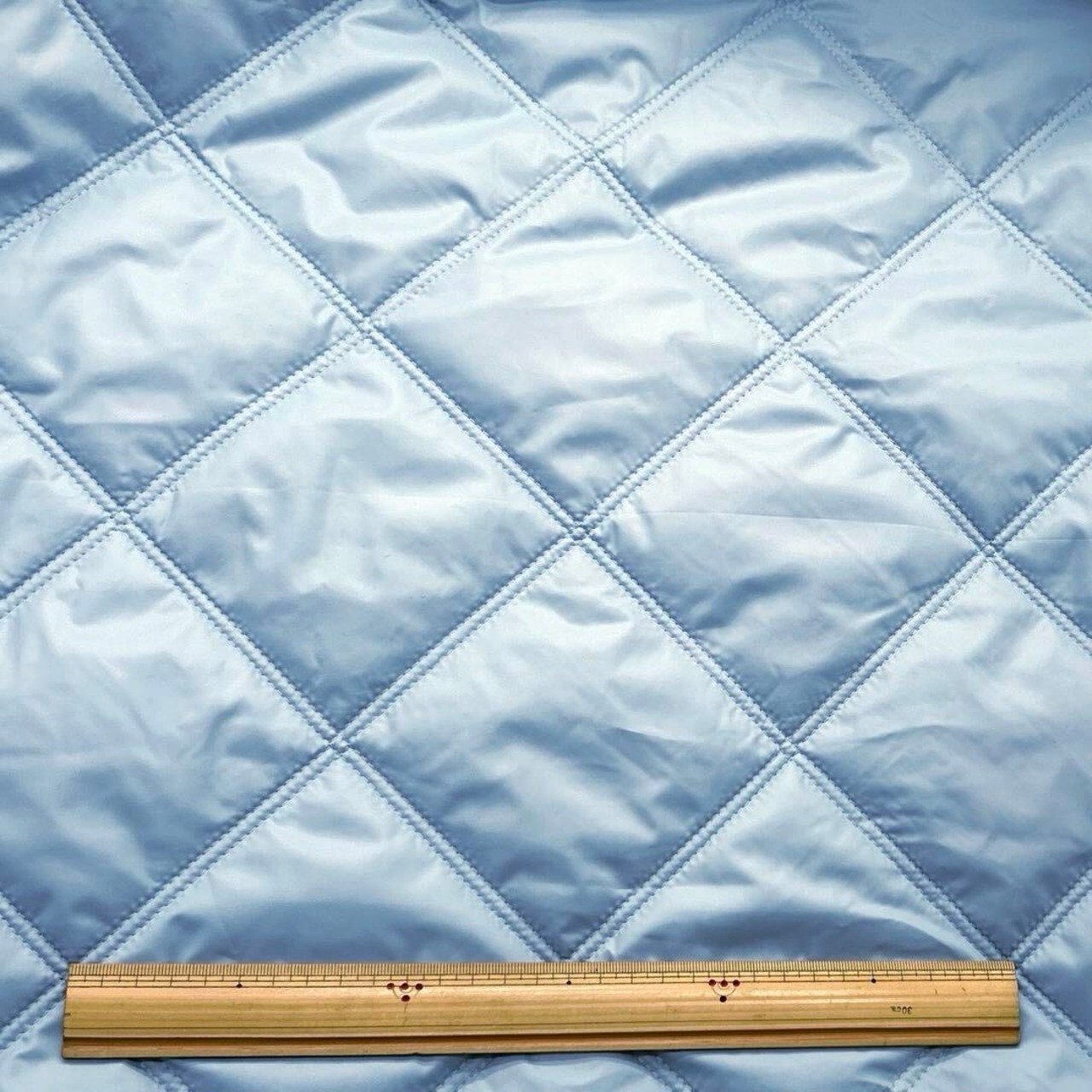 ★NY927◆2m◆1点限定!キルティング生地◆ライトサックス色