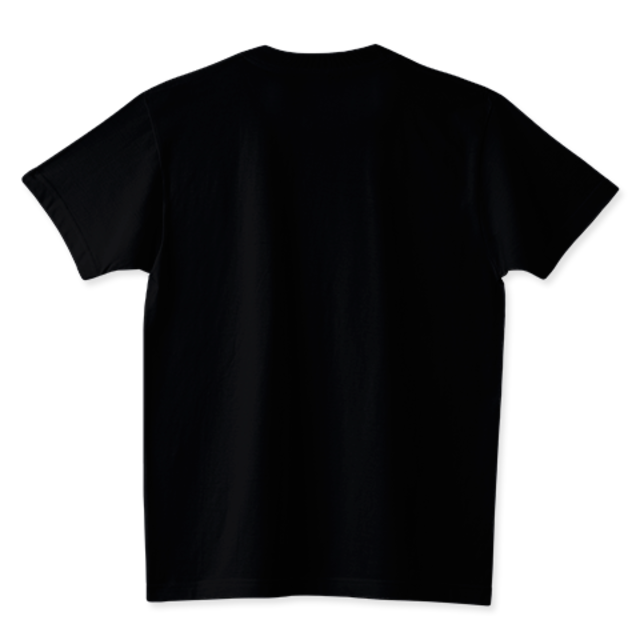 『うんのよさ +100』白ロゴ / スタンダードTシャツ(5.6オンス) ブラック