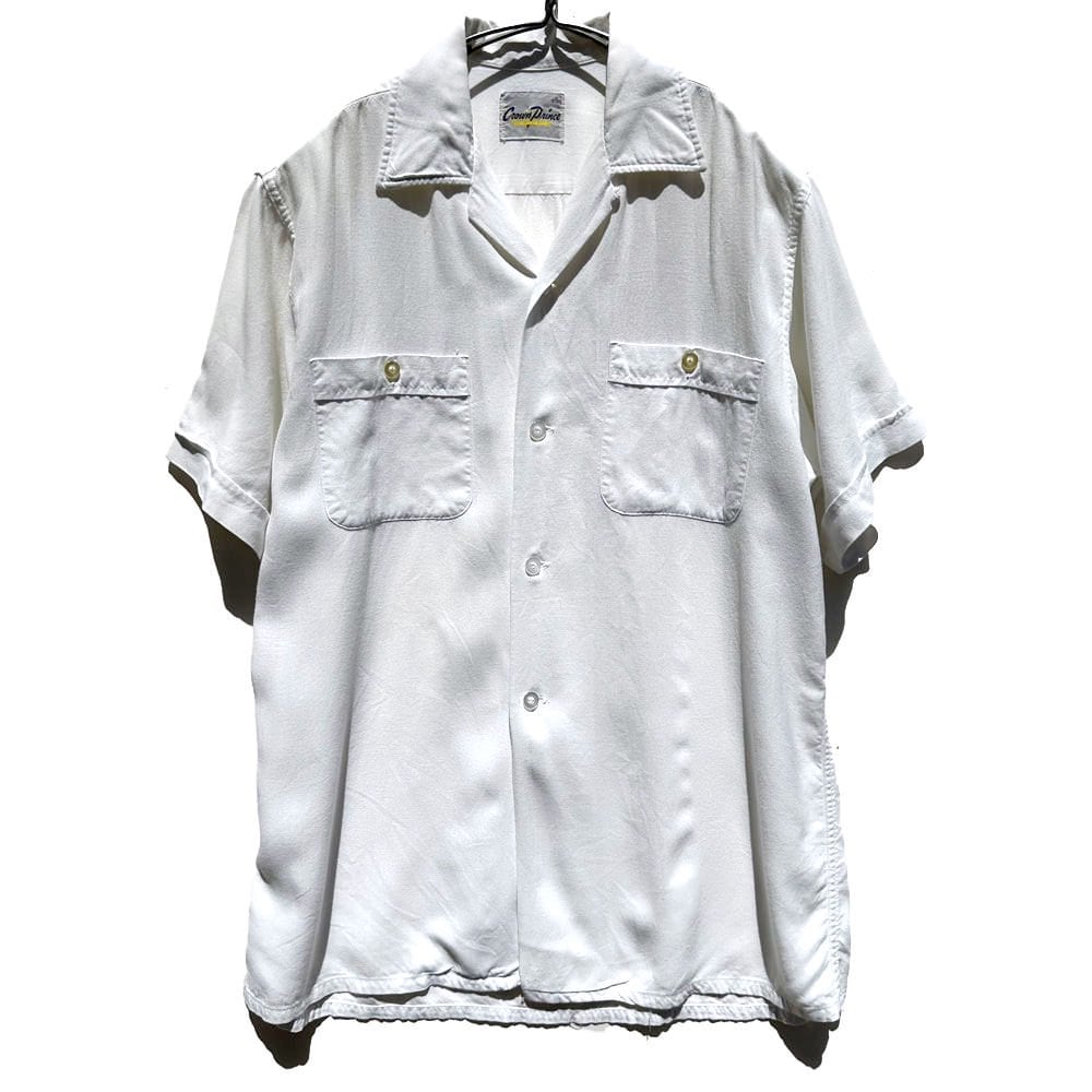 Crown Prince] Vintage rayon bowling shirt [1960s-] Vintage Bowling