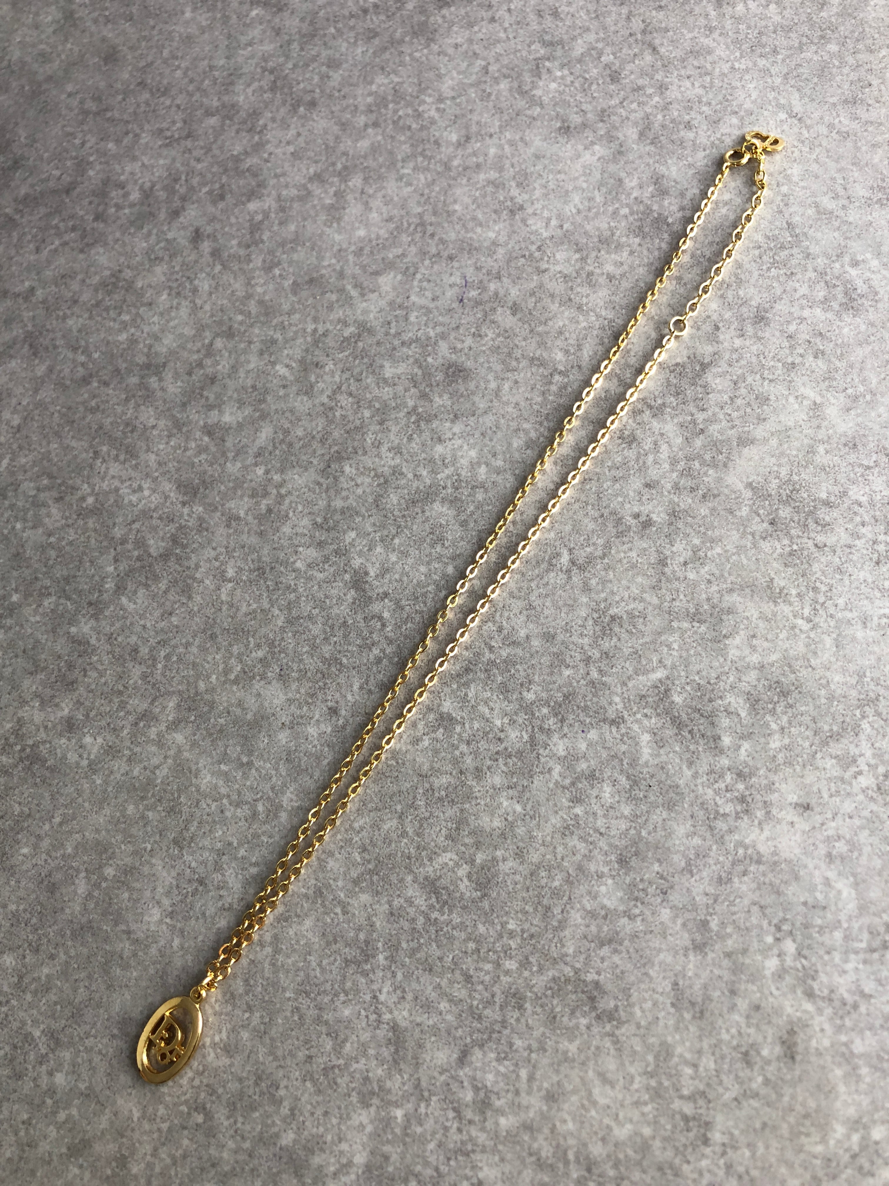 ChristianDior ディオール ヴィンテージ ネックレス ゴールド系 Christian Dior クリスチャン ディオール ネックレス ゴールド DIOR