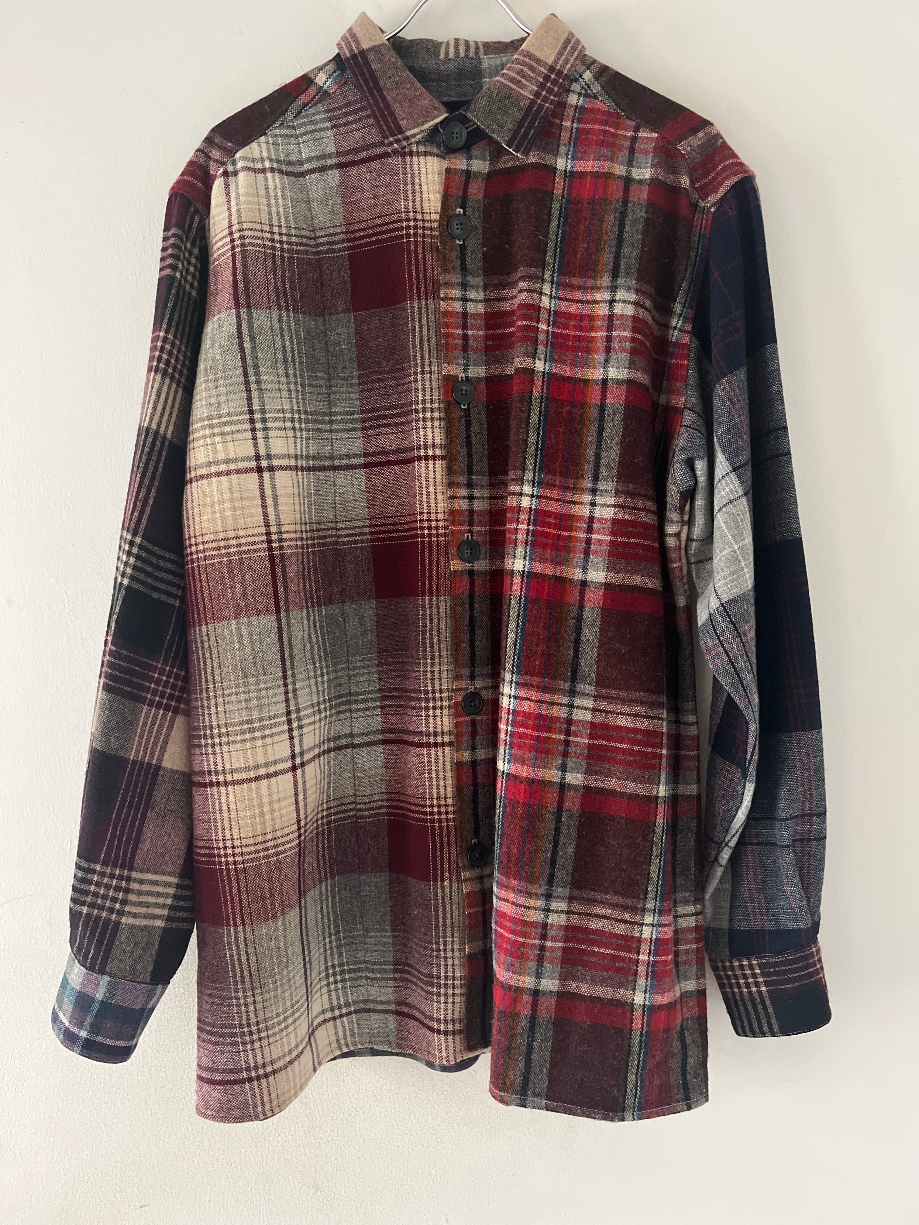 リメイクチェックシャツ