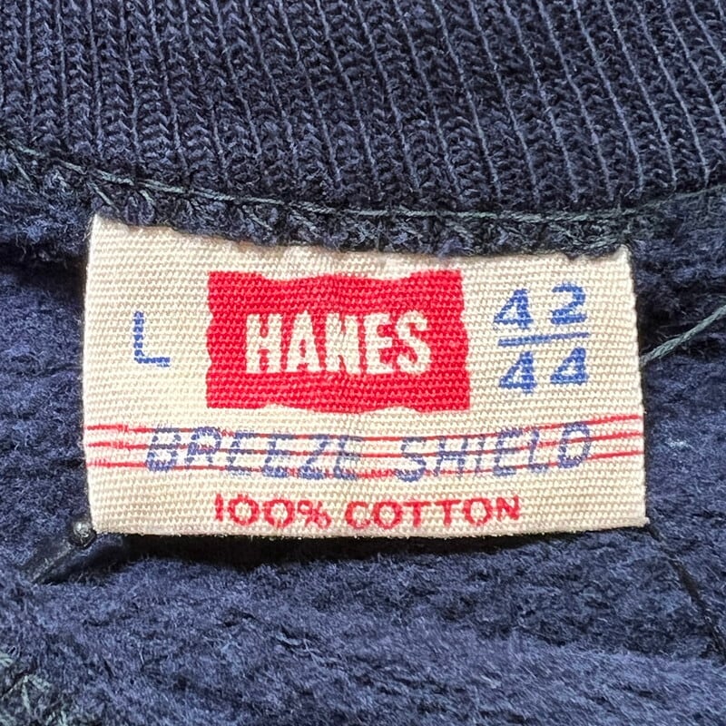 50's 60's HANES BREEZE SHIELD 半袖カレッジスウェット ラグラン ...