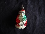 W.GERMANY Vintage Christmas glass ornament : Santa E