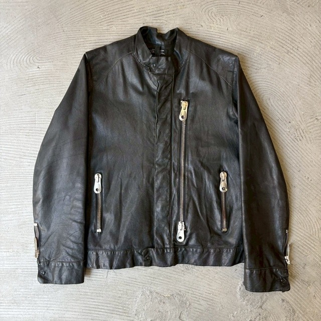 MARCO TAGLIAFERRI / Zip-up leather jacket