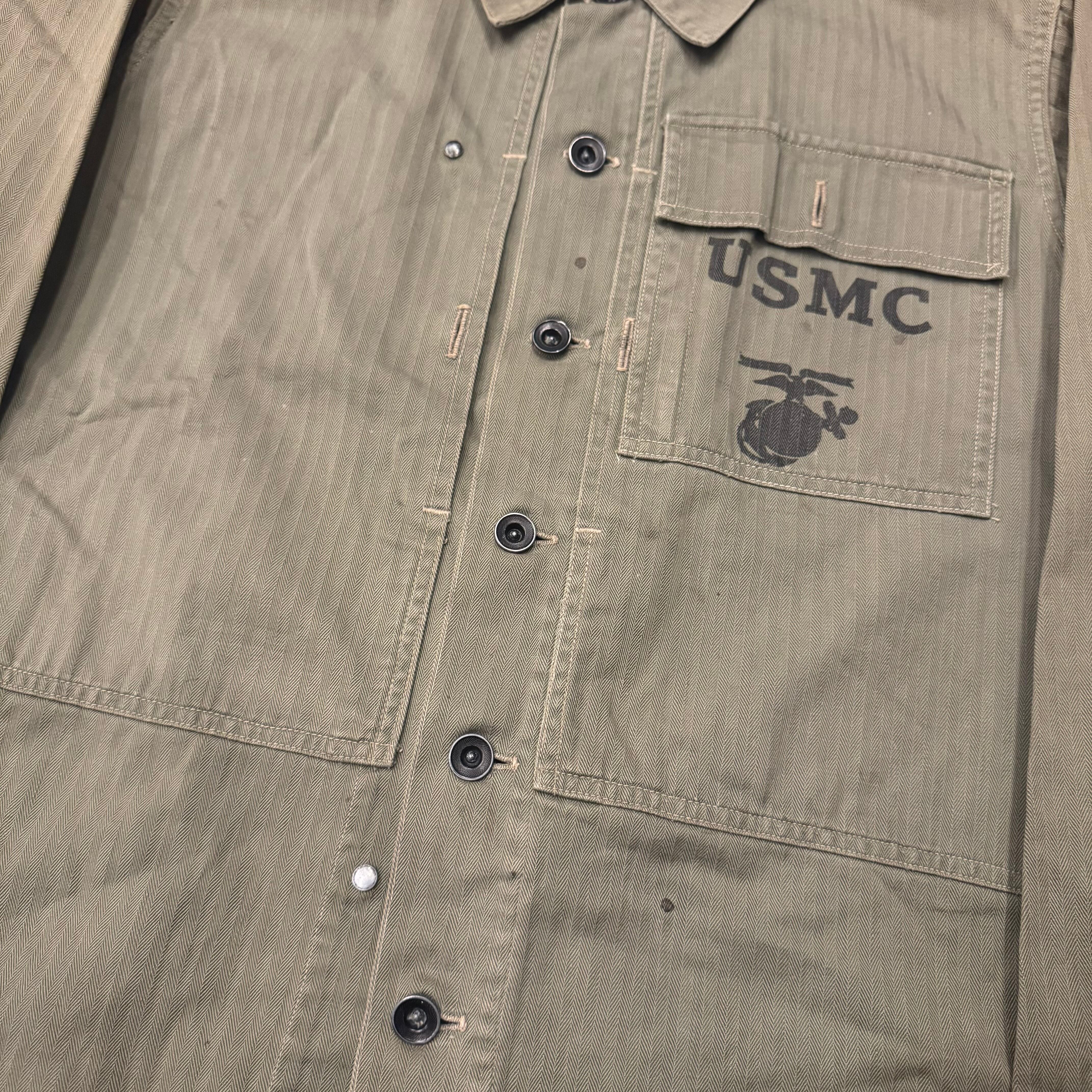 名作】40's U.S.M.C P-44 HBT Jacket | spike osu
