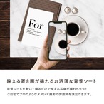 選べる3枚組　LINSL 背景シート A3 / 高品質印刷 収納用デスクマット・カード付き