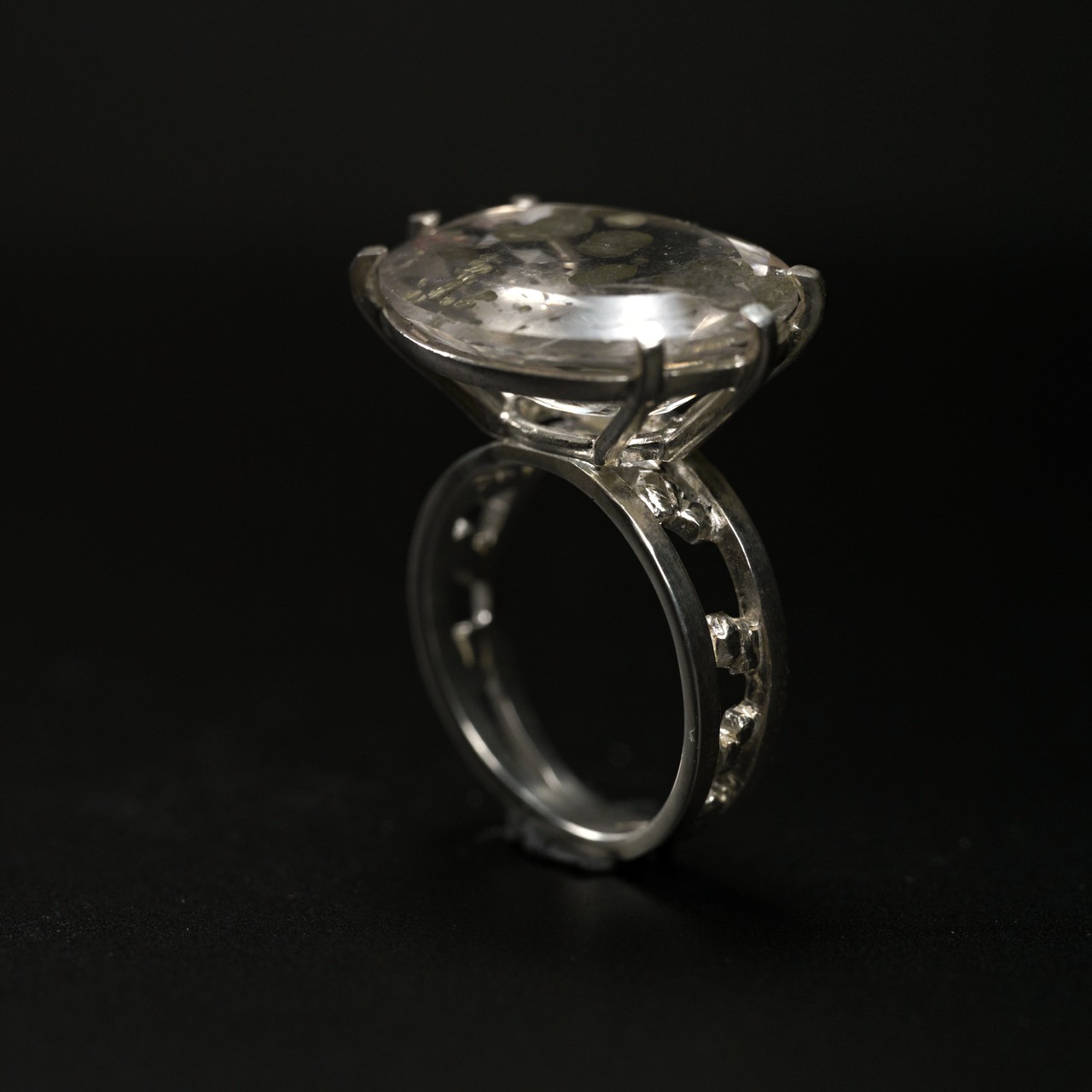 【１点もの】マーカサイトクォーツ リング #11