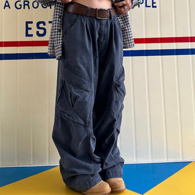 ルーズギミックストリートワークパンツ 4col R00685