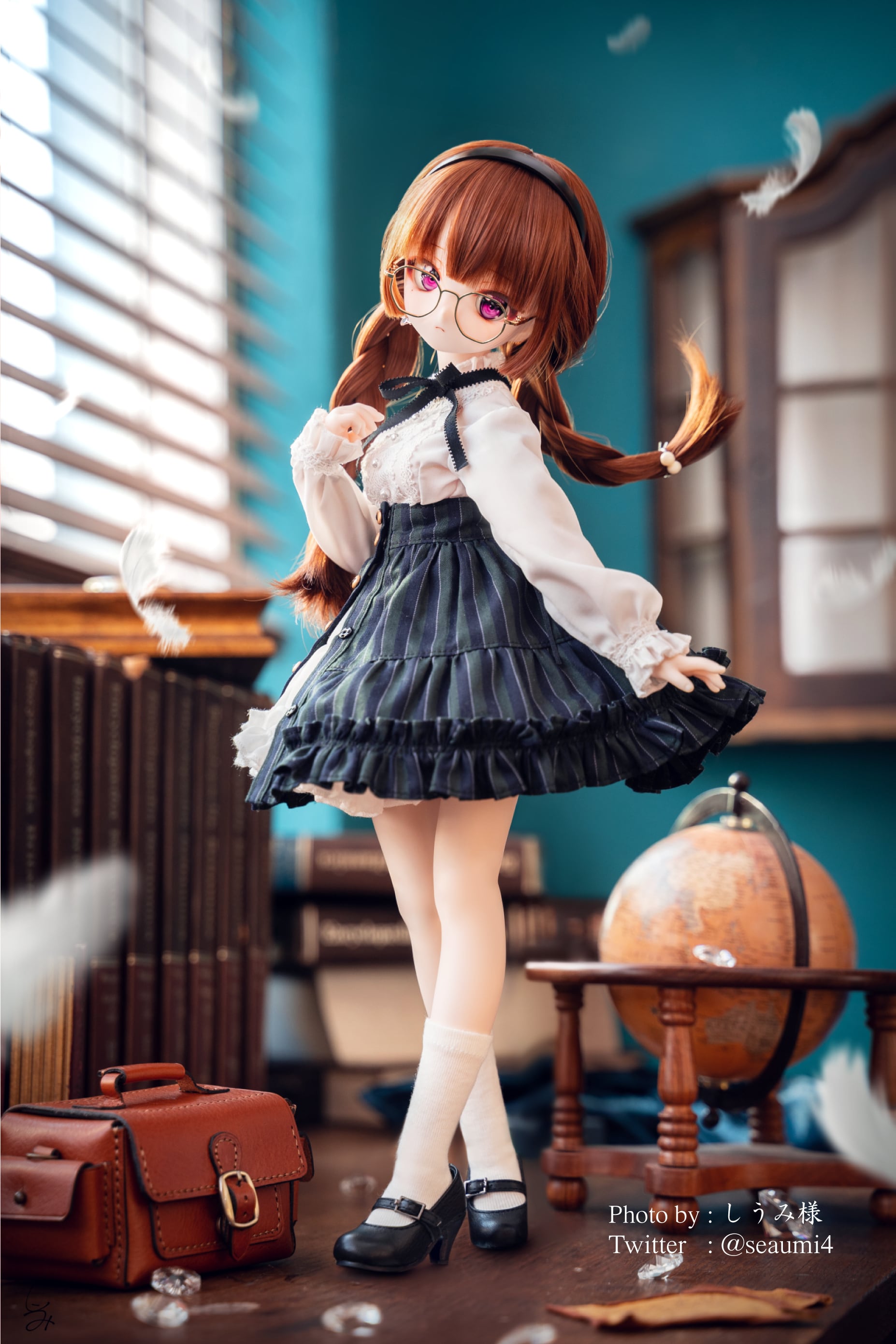 MDD / SDM / KUMAKO対応OF【おしゃまティアードスカート（レジメンタル