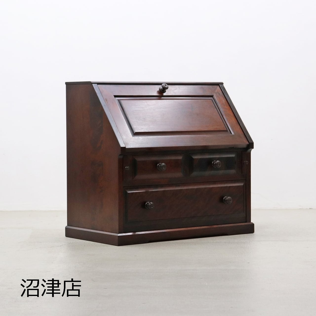 極上品✴︎民芸家具 ライティングビューロー 放り込め 樺材 デスク  