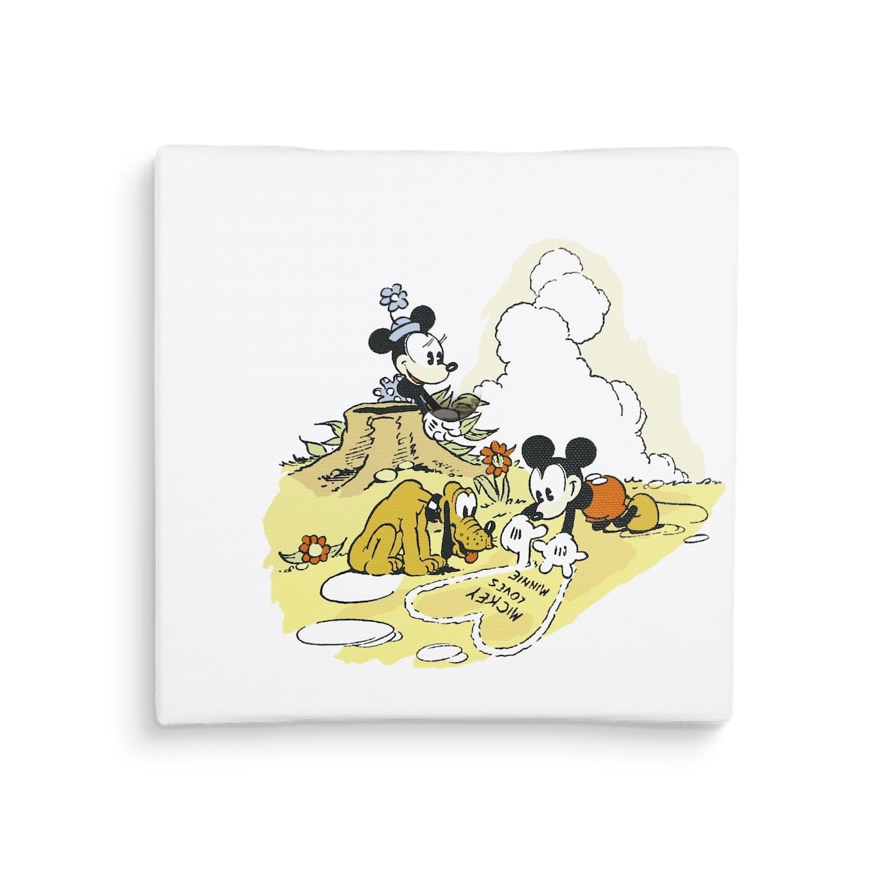 ディズニー アートパネル ミッキー ミニー 一輪挿し IKE-DSNY-2212-26