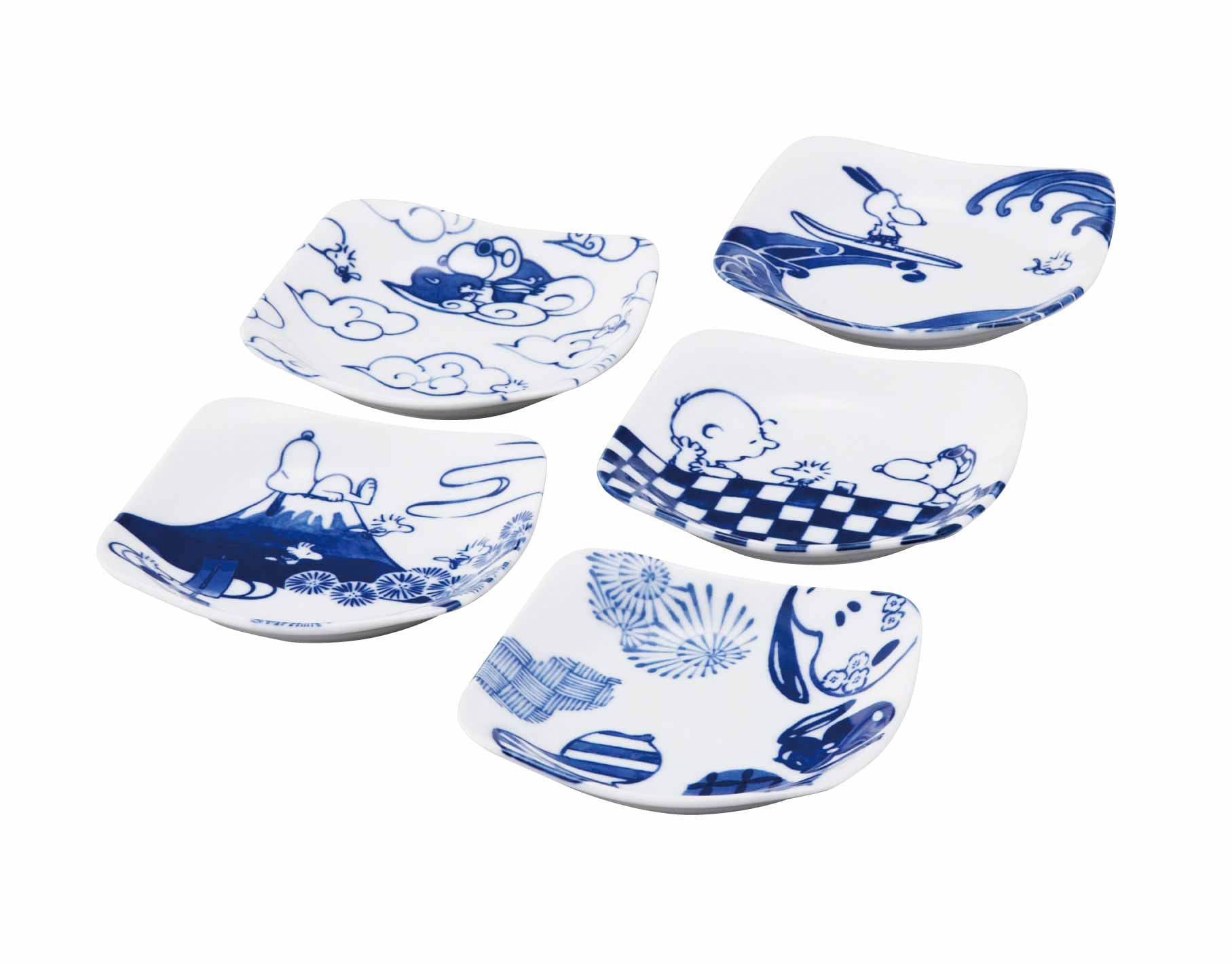 スヌーピー】豆皿(山水)【九谷焼】【SN360】 | yamaka official shop