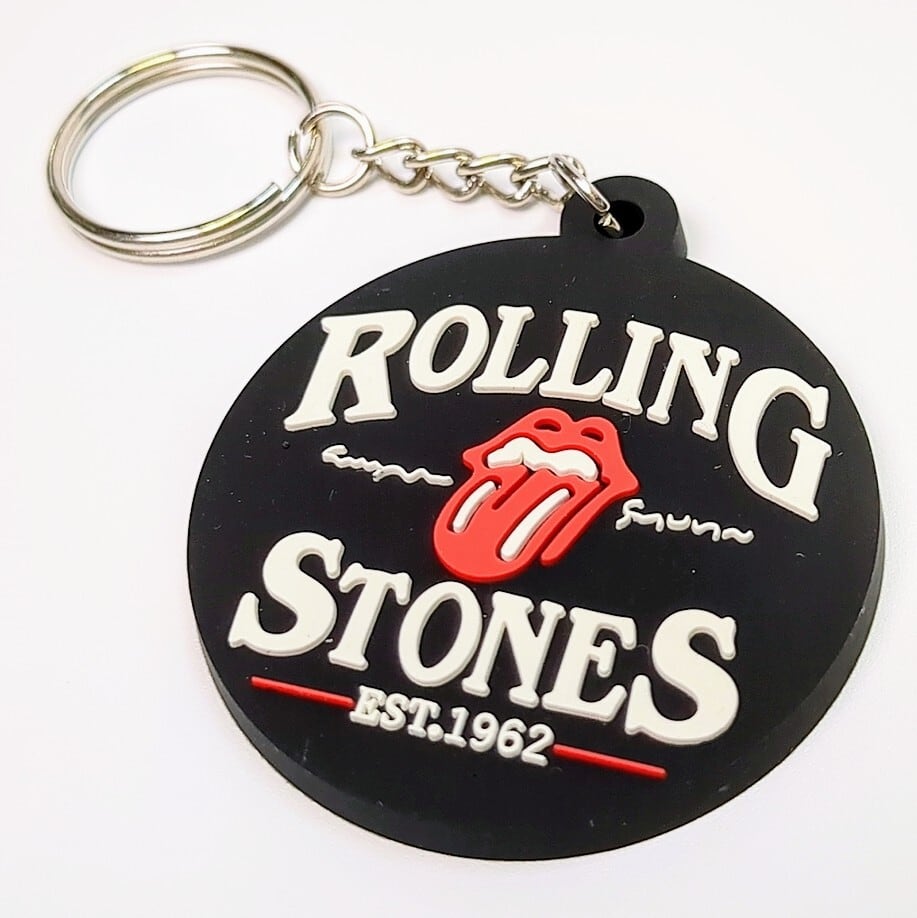 送料無料！ ★ラバーキーホルダー★ 〘5279〙【The Rolling Stones（ローリングストーンズ）】 〚アメリカン雑貨 アメトイ〛