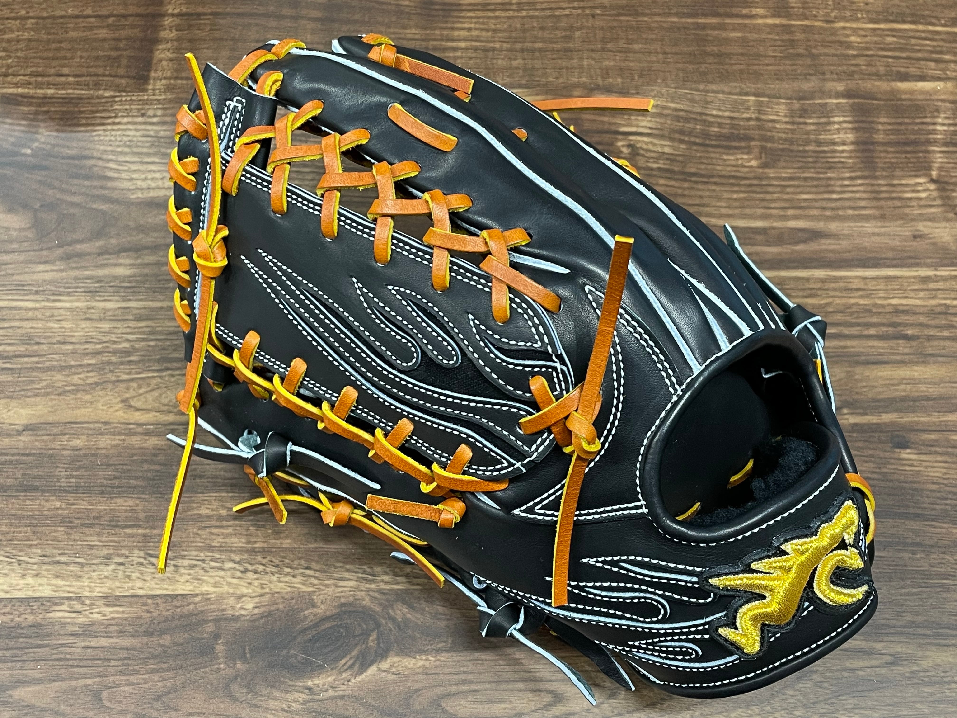 高校野球使用可能】硬式一般用 外野手用グラブ RYU-701 ブラック  