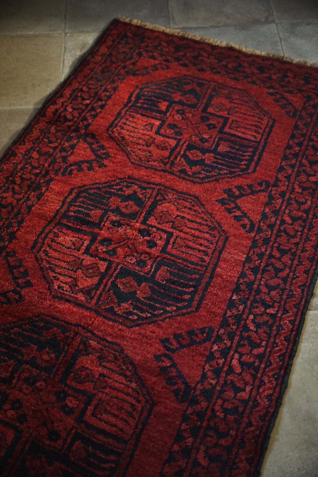 409-Vintage Turkmen rug