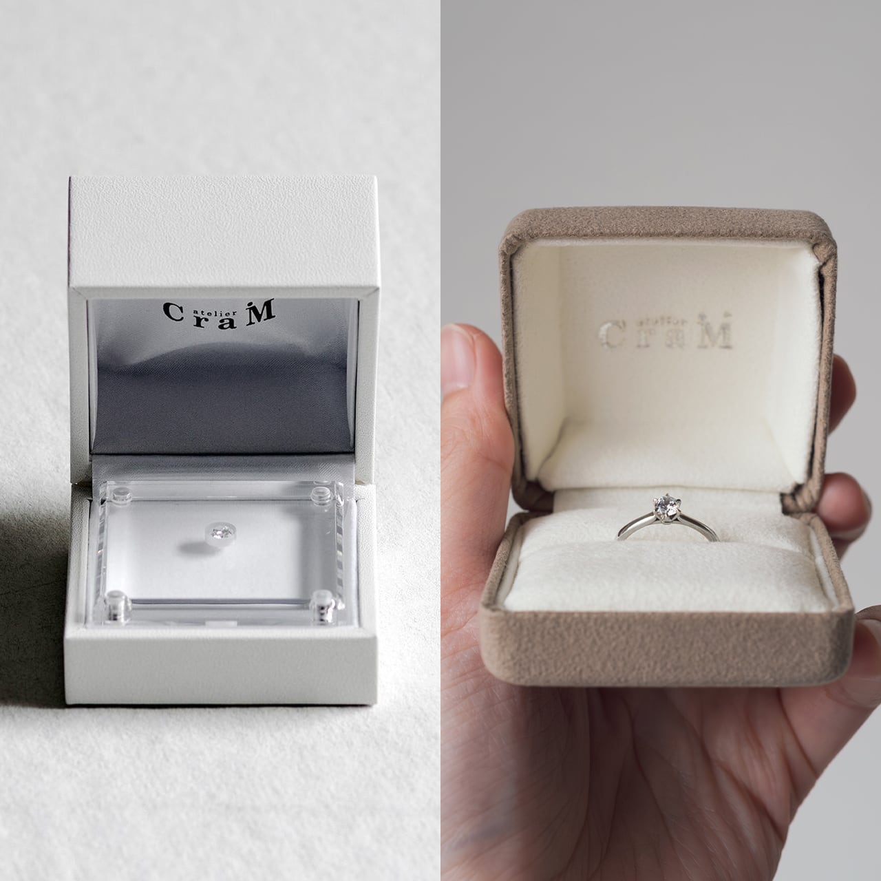 ダイヤモンドの粒(シルバーリング or ルースケース)|0.225 ct(S1688345)