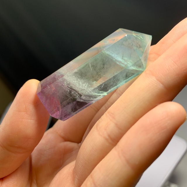 40透明度有り☆淡いフローライトポイント