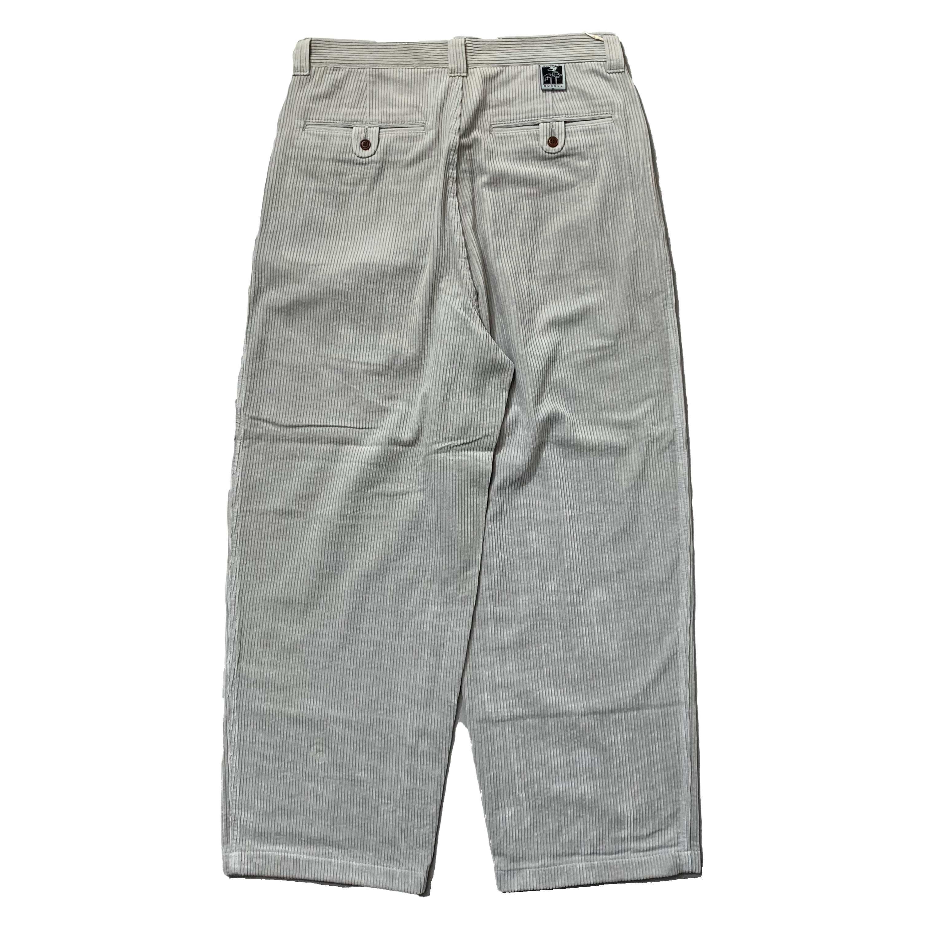 NOROLL / THICKWALK CORDS PANTS -LIGHT GREY- | THE NEWAGE CLUB