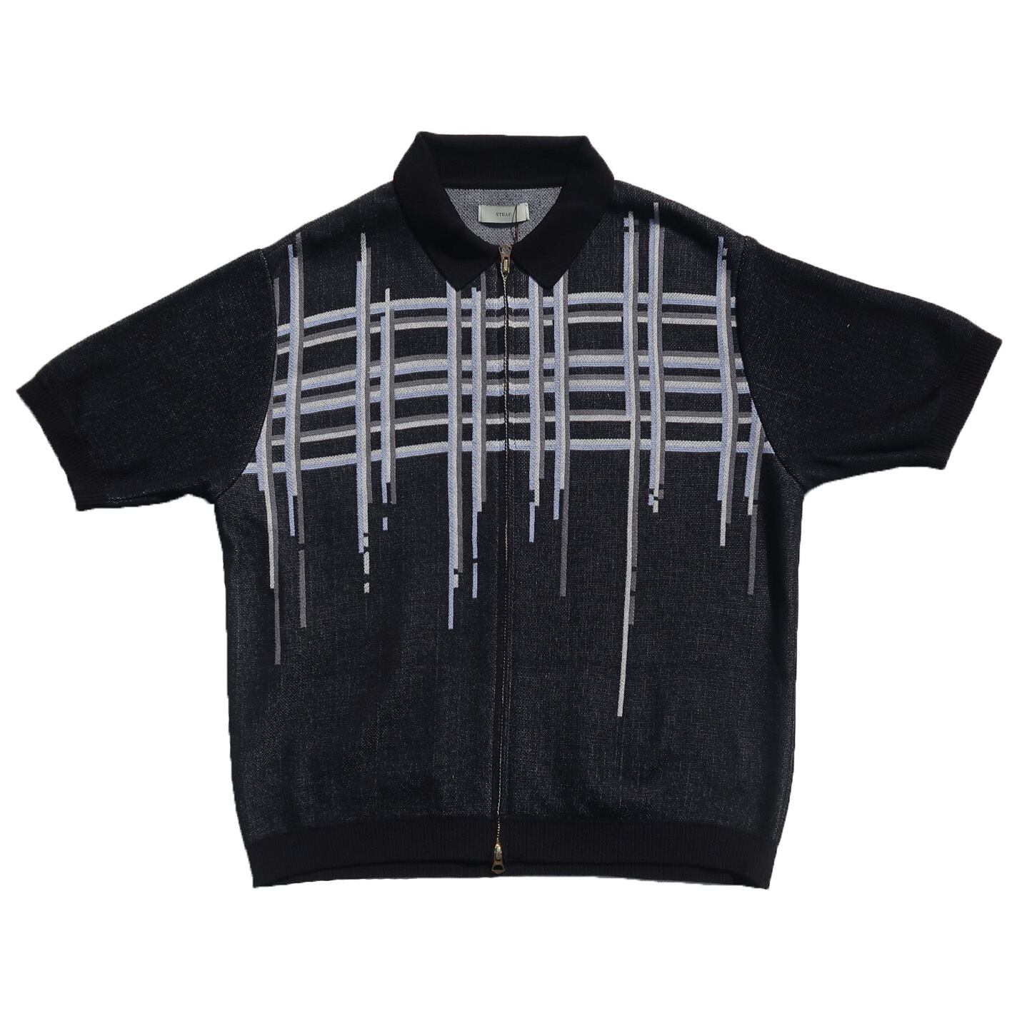 恵みの時 STEAF KNIT BLOUSON (BLACK ATOMIC) | giulianacividanes.com.br